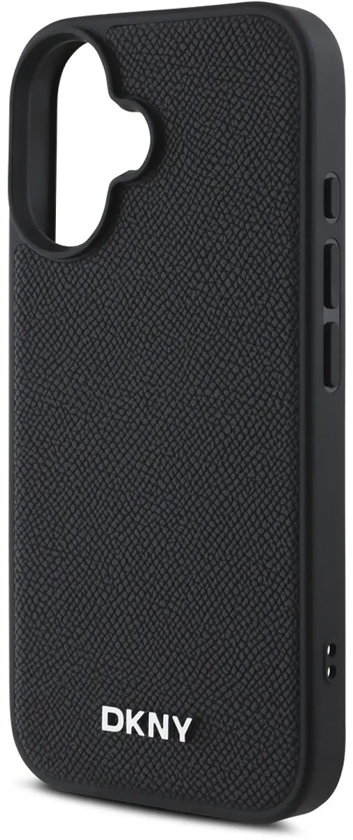DKNY Beschermhoes iPhone 16 MagSafe - Zwart DKHMP16SPGHLMK
