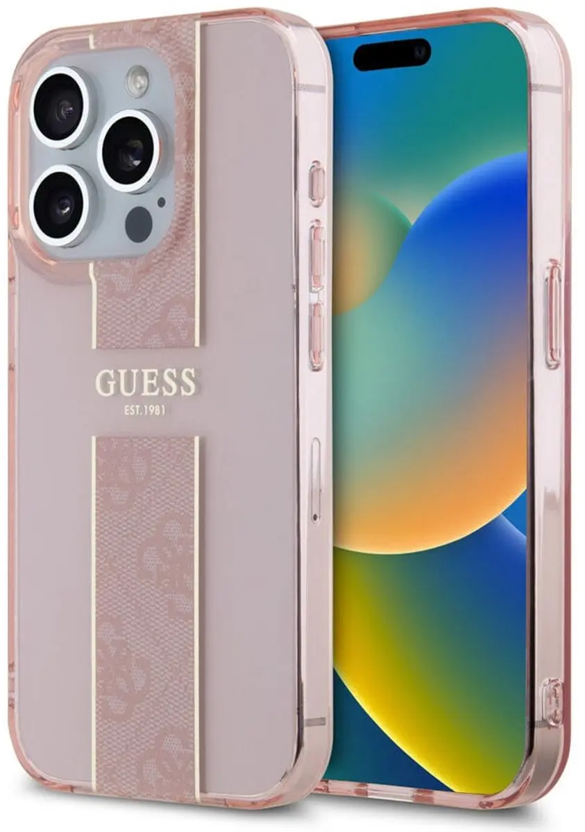 Guess Backcover iPhone 16 Pro Max - Roze - MPN 3666339306687