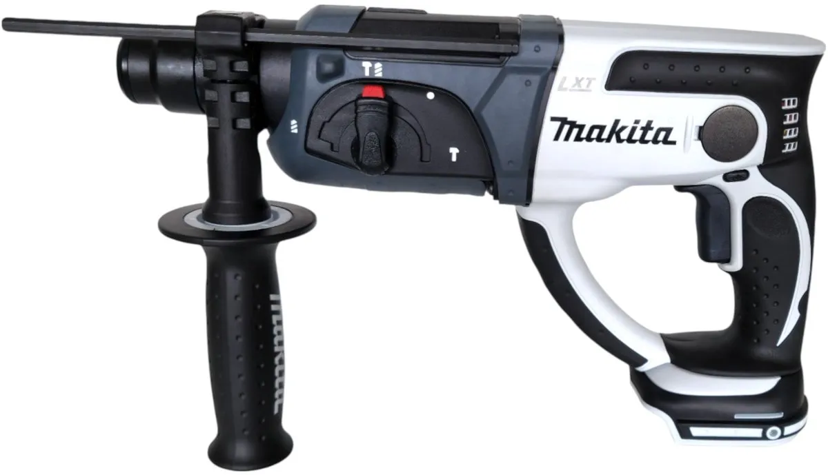 Makita DHR 202 RG1W Accuklopboormachine 18 V 20 mm 2.0 J wit + 1x Oplaadbare accu 6.0 Ah + lader