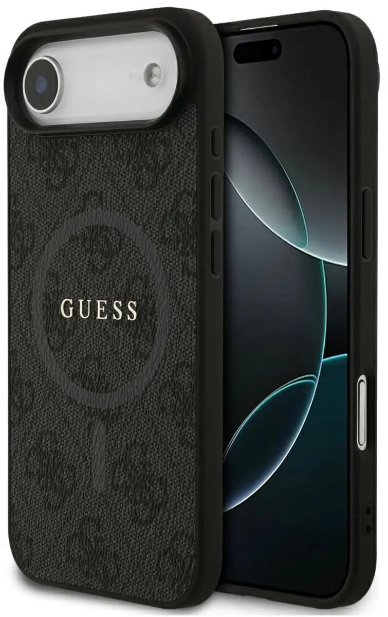Guess Back Cover Case iPhone 17 Air - Zwart - MagSafe
