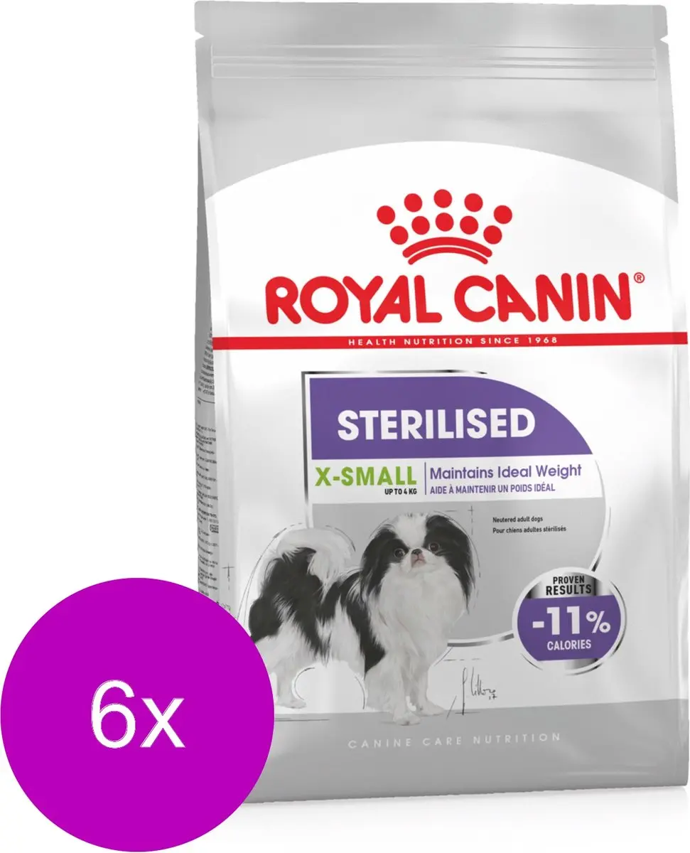Royal Canin Sterilised X-Small Hondenvoer - 6x1,5kg