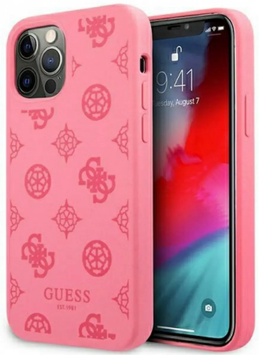 GUESS Silicone Hoesje iPhone 12 Pro Max