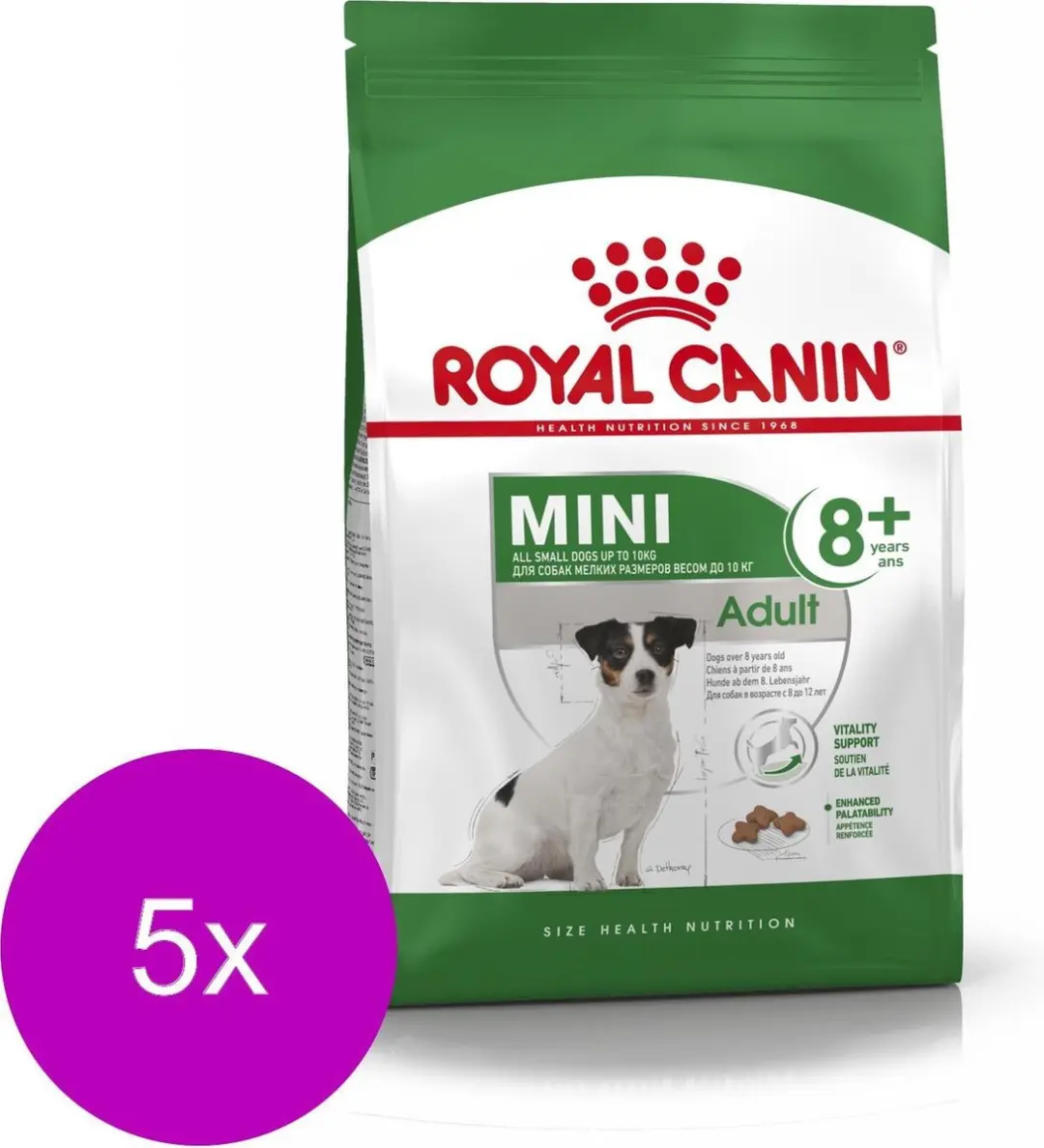Royal Canin Mini Adult 8+ Hondenvoer - 5x800g