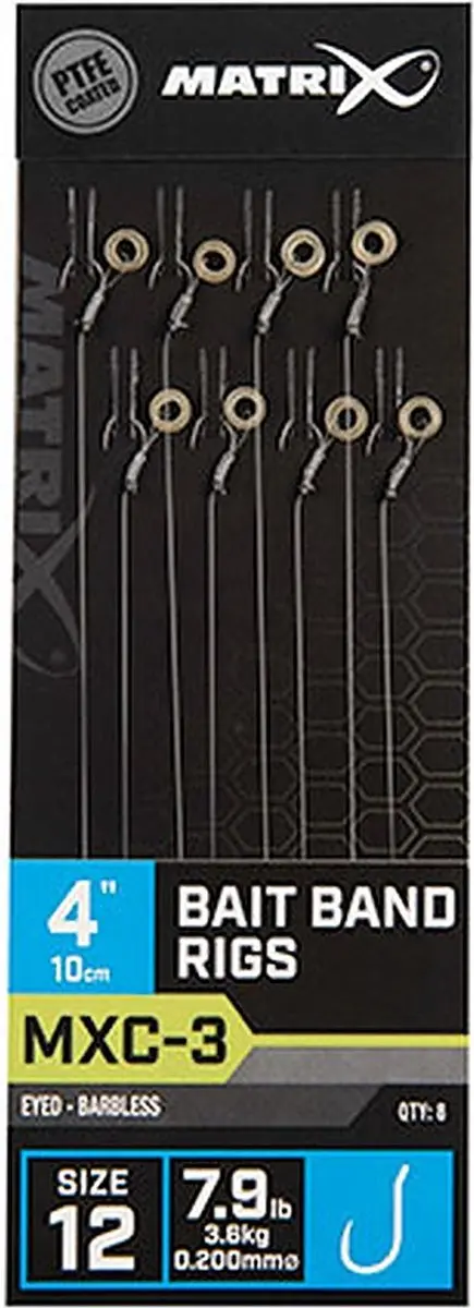 Matrix Onderlijn MXC-3 Bait Band Rigs 16 - 8 Stuks