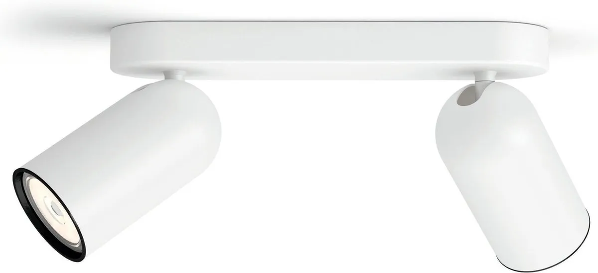 Philips Hue Pongee Opbouwspot - 2x GU10 RGBW