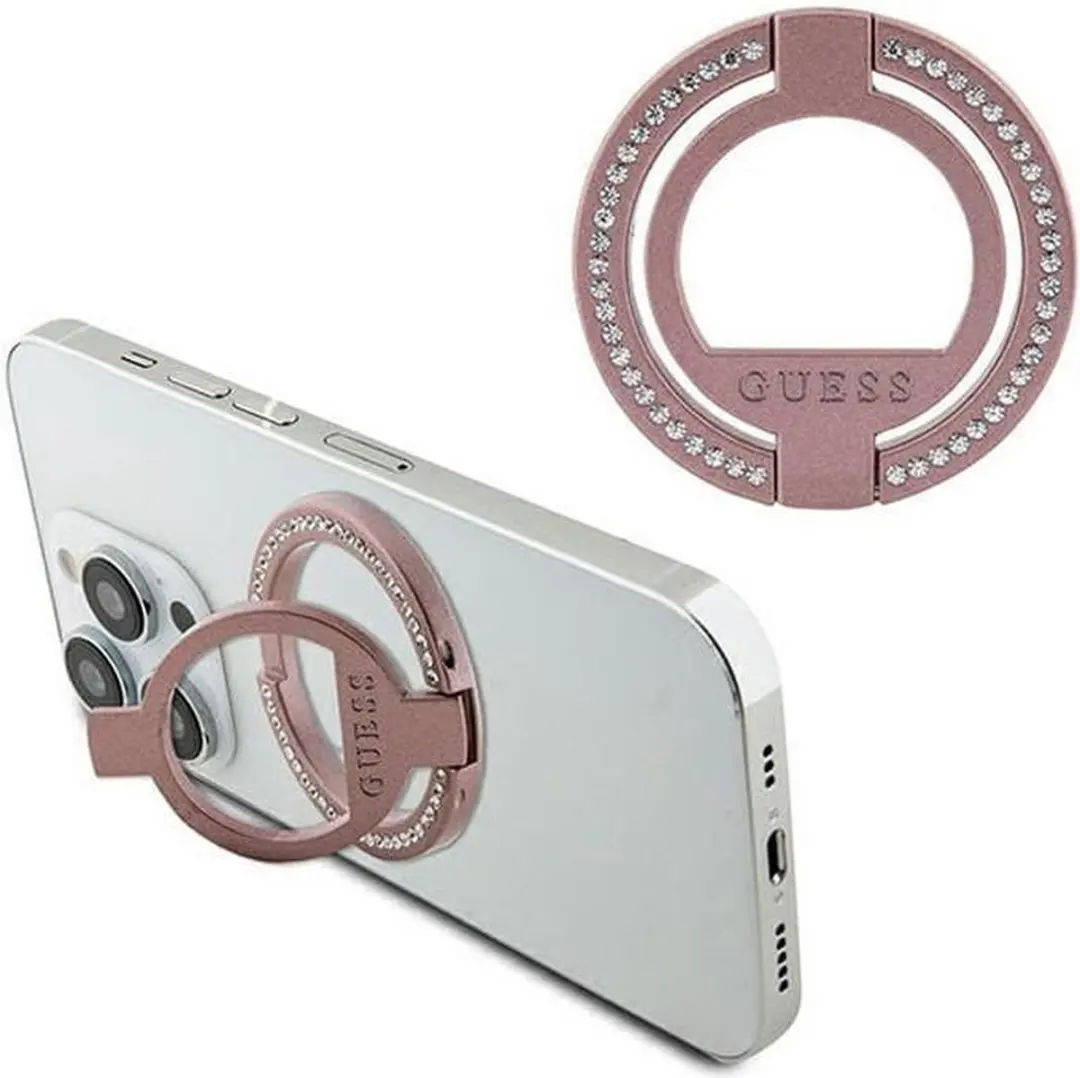 GUESS Magnetische Ring Stand 3666339170363 - Roze