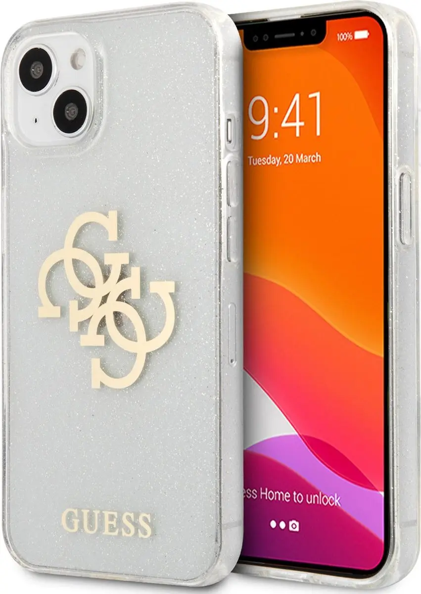 GUESS Glitters Backcase iPhone 13 Mini