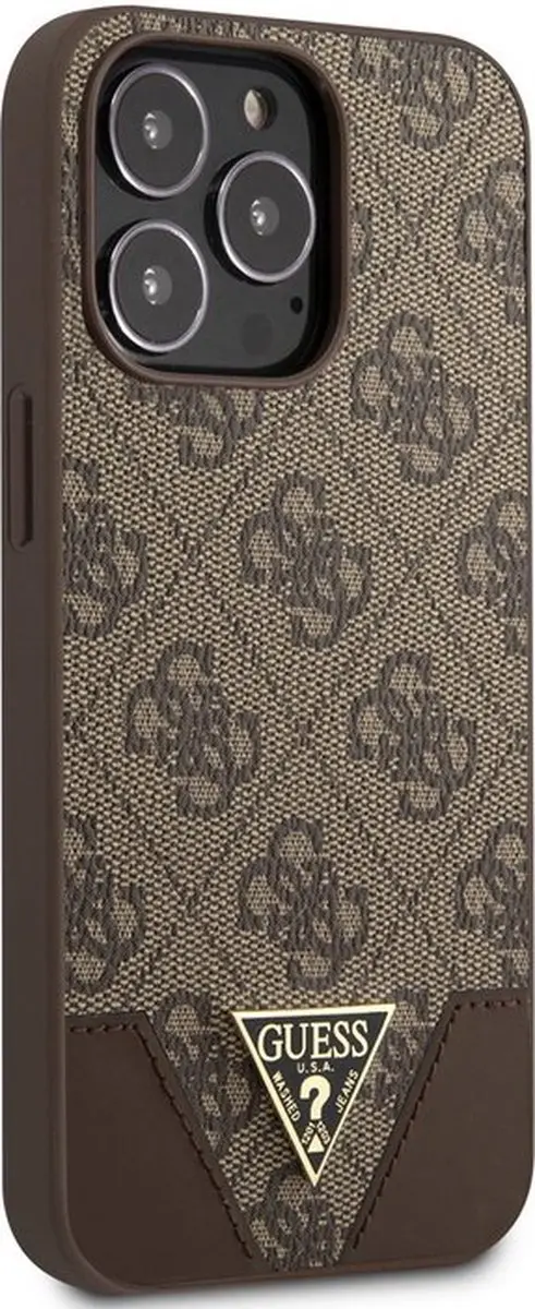 GUESS 4G Triangle Back Case GUHCP13S4GTBR - Bruin