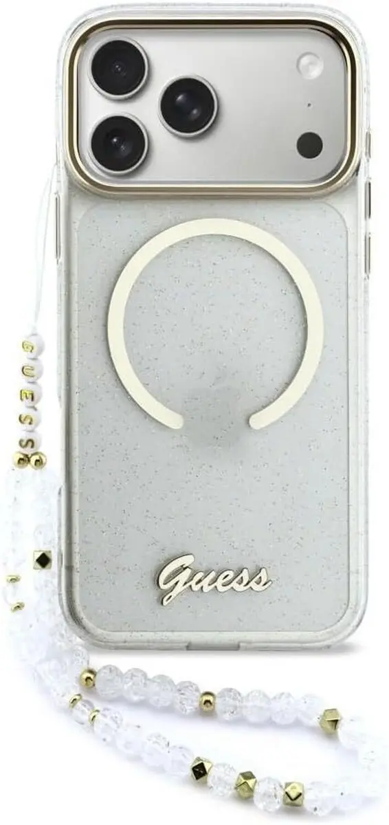Guess IML Glitter Script Backcover 14657
