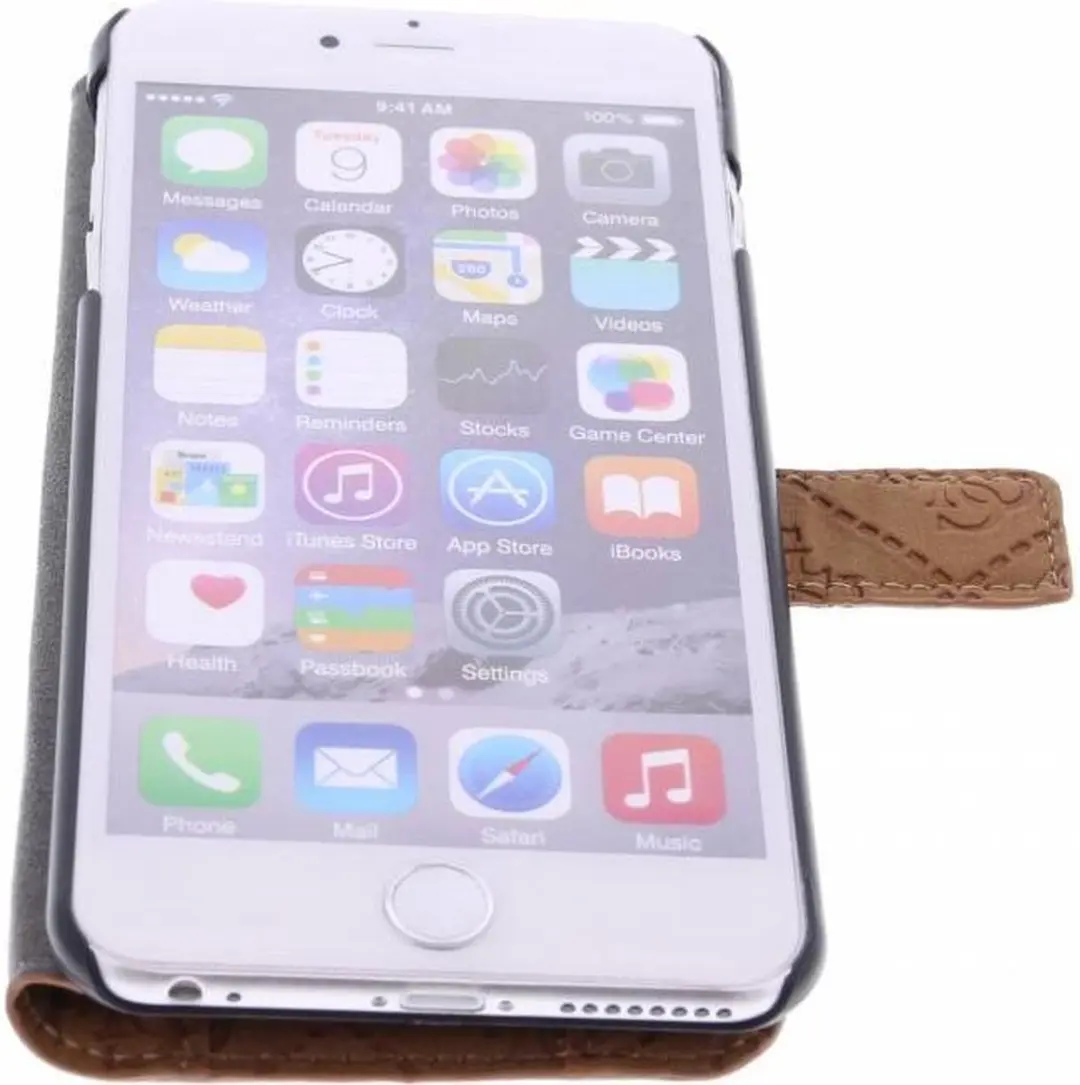 Guess iPhone 6 Plus Scarlett Folio Case GUEGUFLBKP6LSCC0 - Bruin - afbeelding 6 van 6