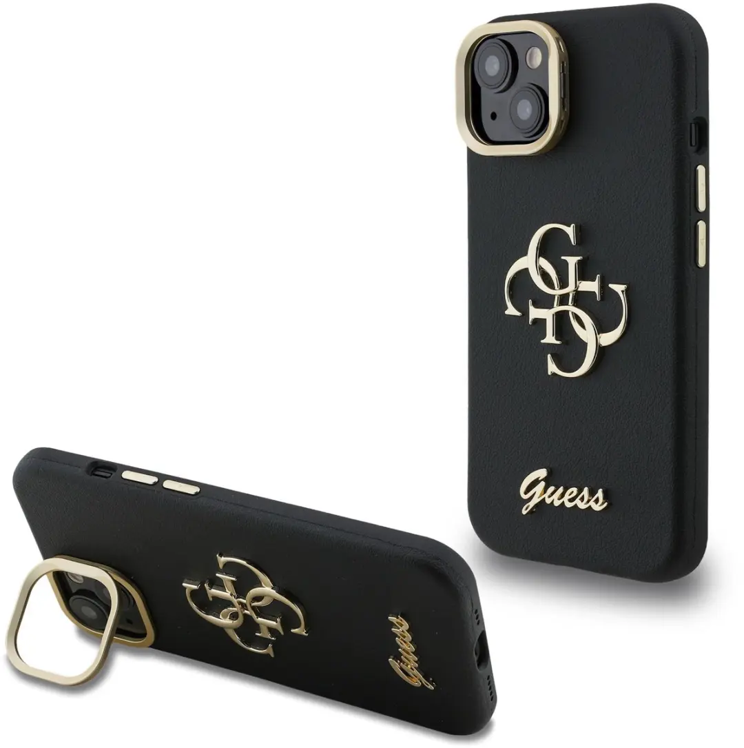 GUESS 4G Logo iPhone 15 Hoesje
