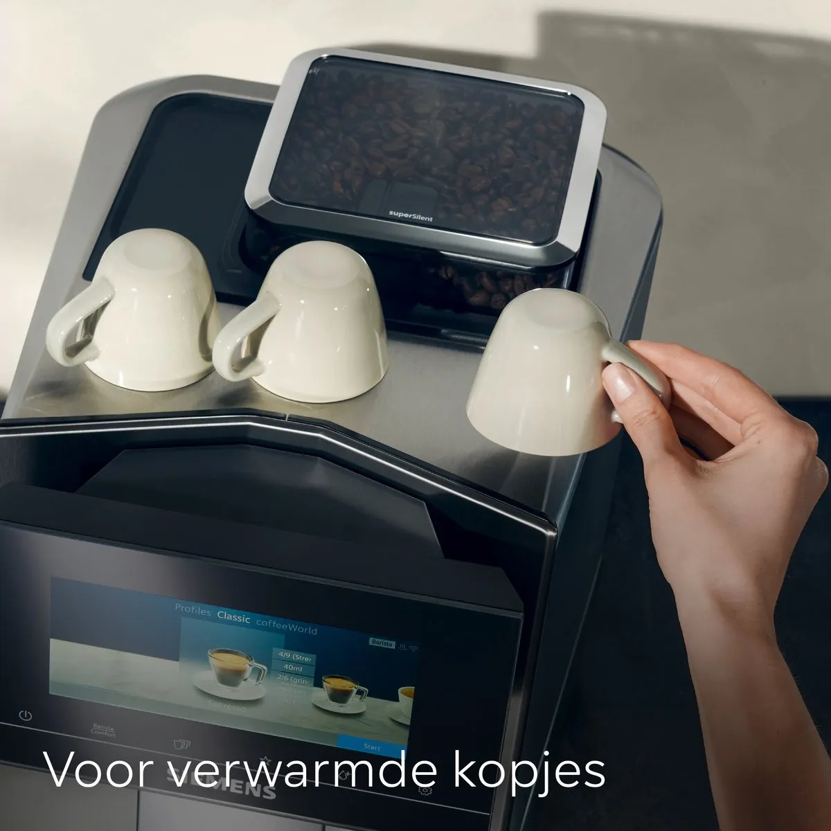 Siemens EQ900 TQ905R03 Espressomachine - RVS