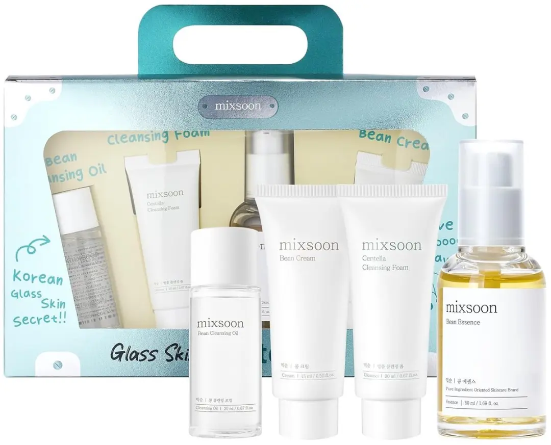 Mixsoon Glass Skin Suitcase Skincare Set