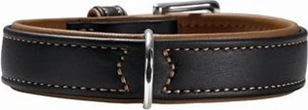 Hunter Riem Halsband Canadian - 45x2cm - Cognac/Zwart