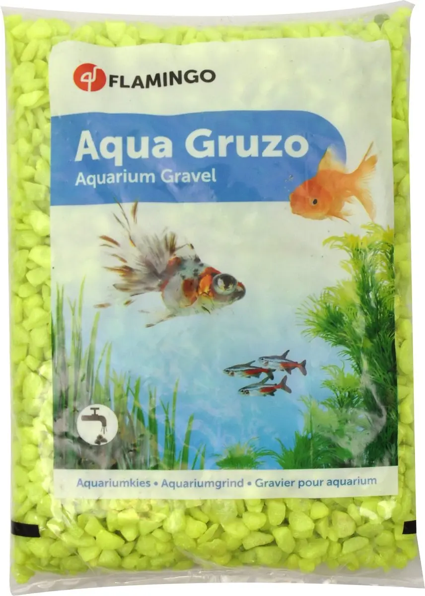 Flamingo Aquariumgrind Geel 1 kg