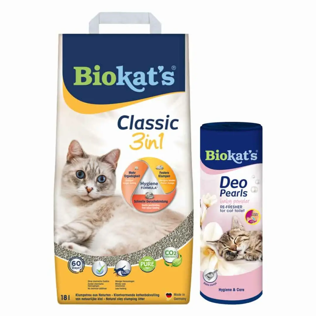 Biokat's Classic & Deo Pearls Babypoeder 0,70l