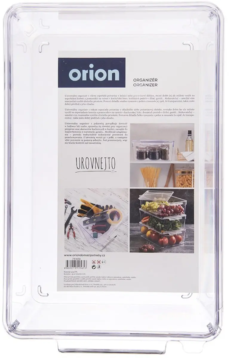 Orion Urovnejto Koelkastorganizer 32,5x20x10,5cm - Transparant