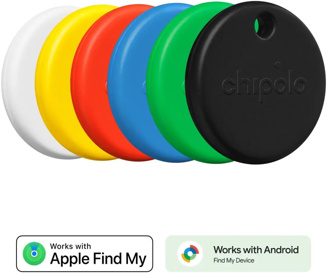 Chipolo POP Bluetooth Tracker 6 Stuks - MultiColor