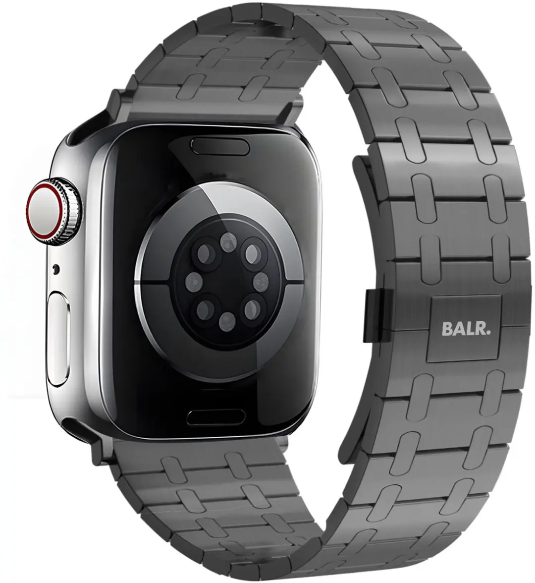 BALR RVS Stalen Bandje Apple Watch 44/45/49mm - Zwart - afbeelding 6 van 6