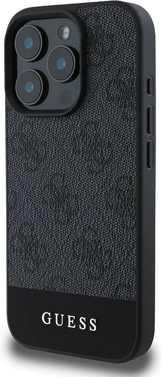 Guess GUHCP16XG4GLGR Hoesje iPhone 16 Pro Max - Zwart