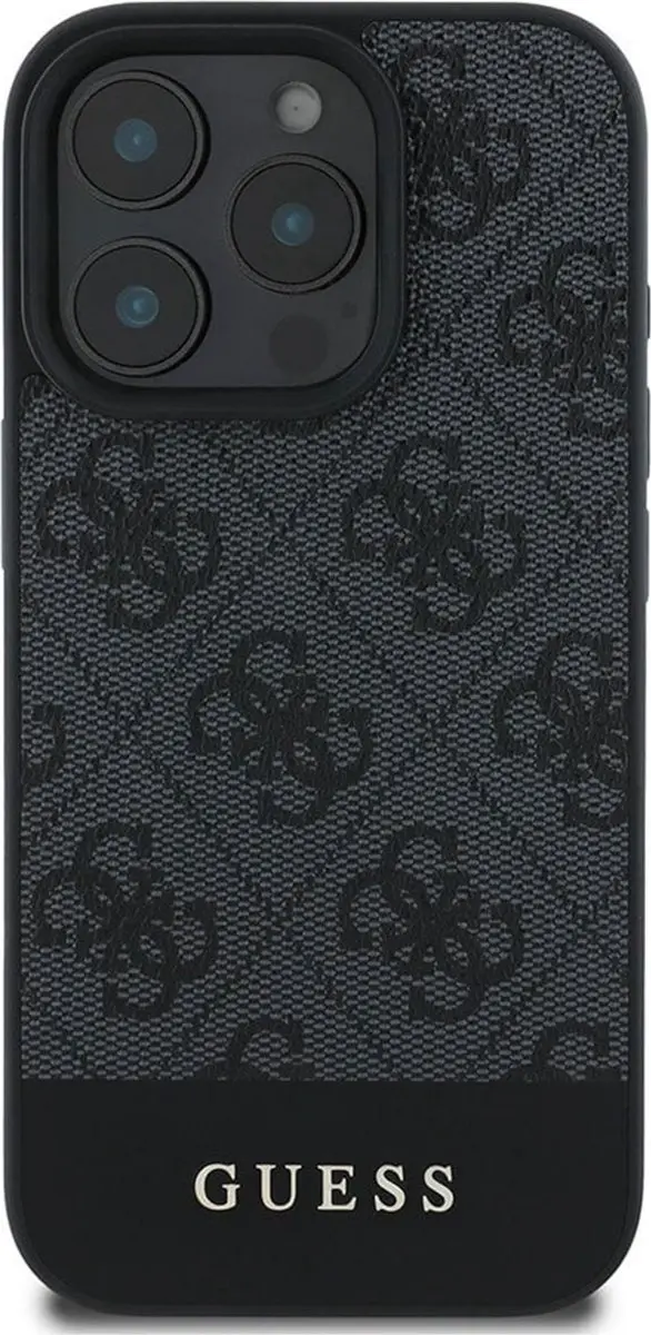 Guess GUHCP16XG4GLGR Hoesje iPhone 16 Pro Max - Zwart