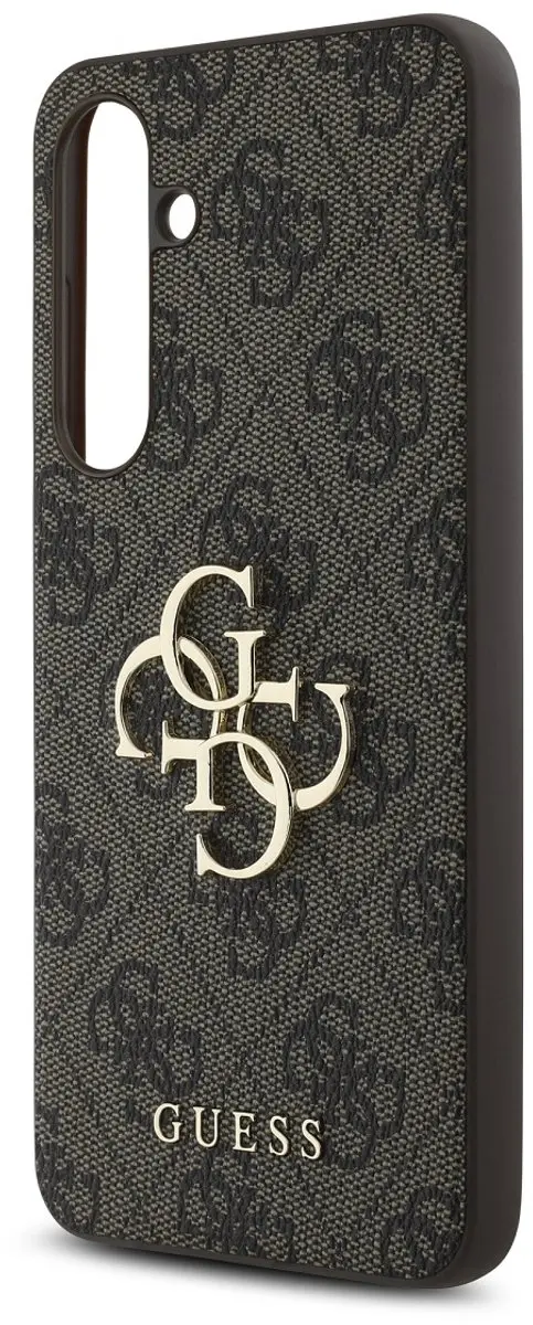 GUESS 4G Metal Logo Back Case - Samsung Galaxy S24 FE - Bruin