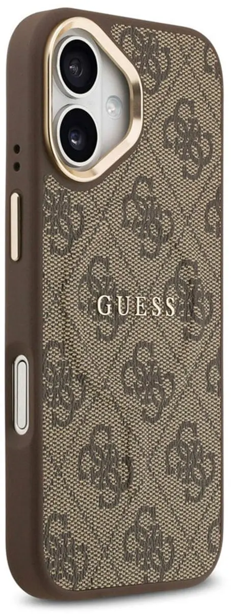 GUESS Back Cover iPhone 17 - Bruin - PU Leather - MagSafe 14712