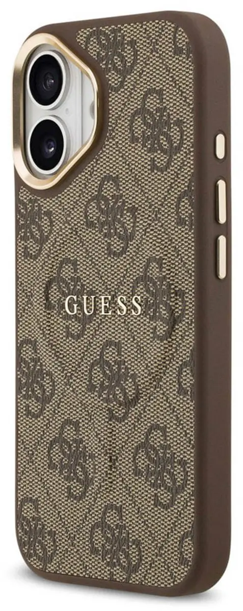 GUESS Back Cover iPhone 17 - Bruin - PU Leather - MagSafe 14712