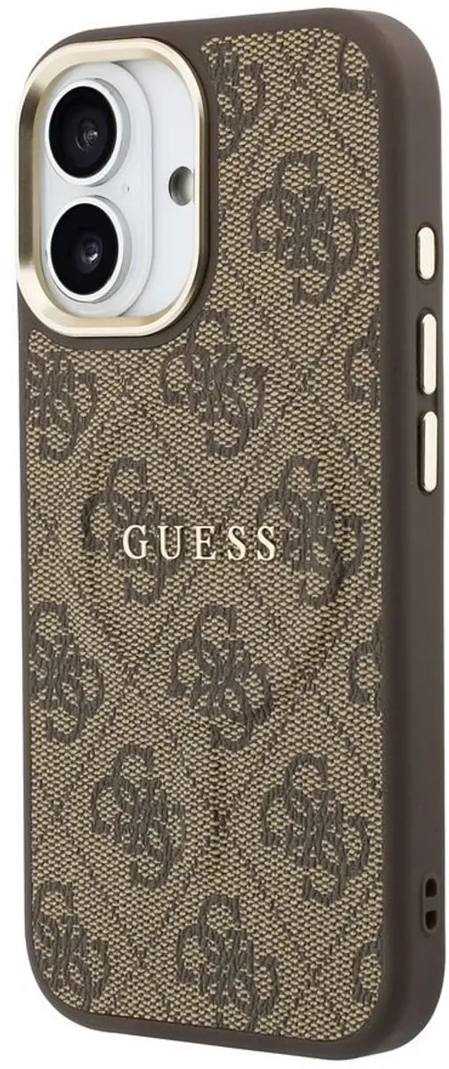 GUESS Back Cover iPhone 17 - Bruin - PU Leather - MagSafe 14712 - afbeelding 6 van 6