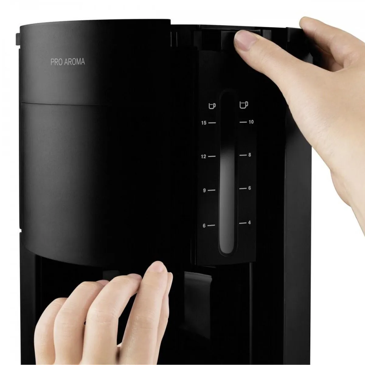 Krups Pro Aroma F30908 Filterkoffiezetapparaat 1.25L - Zwart - afbeelding 6 van 6