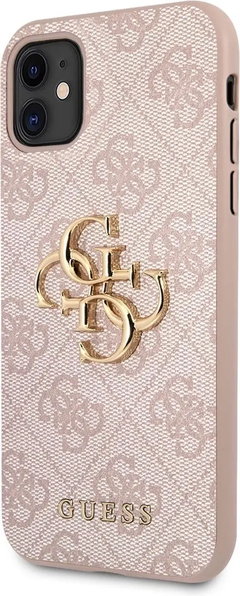 Guess TPU Backcover GUHCN614GMGPI - Roze - iPhone 11/XR