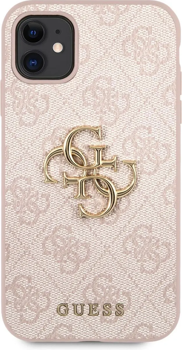 Guess TPU Backcover GUHCN614GMGPI - Roze - iPhone 11/XR