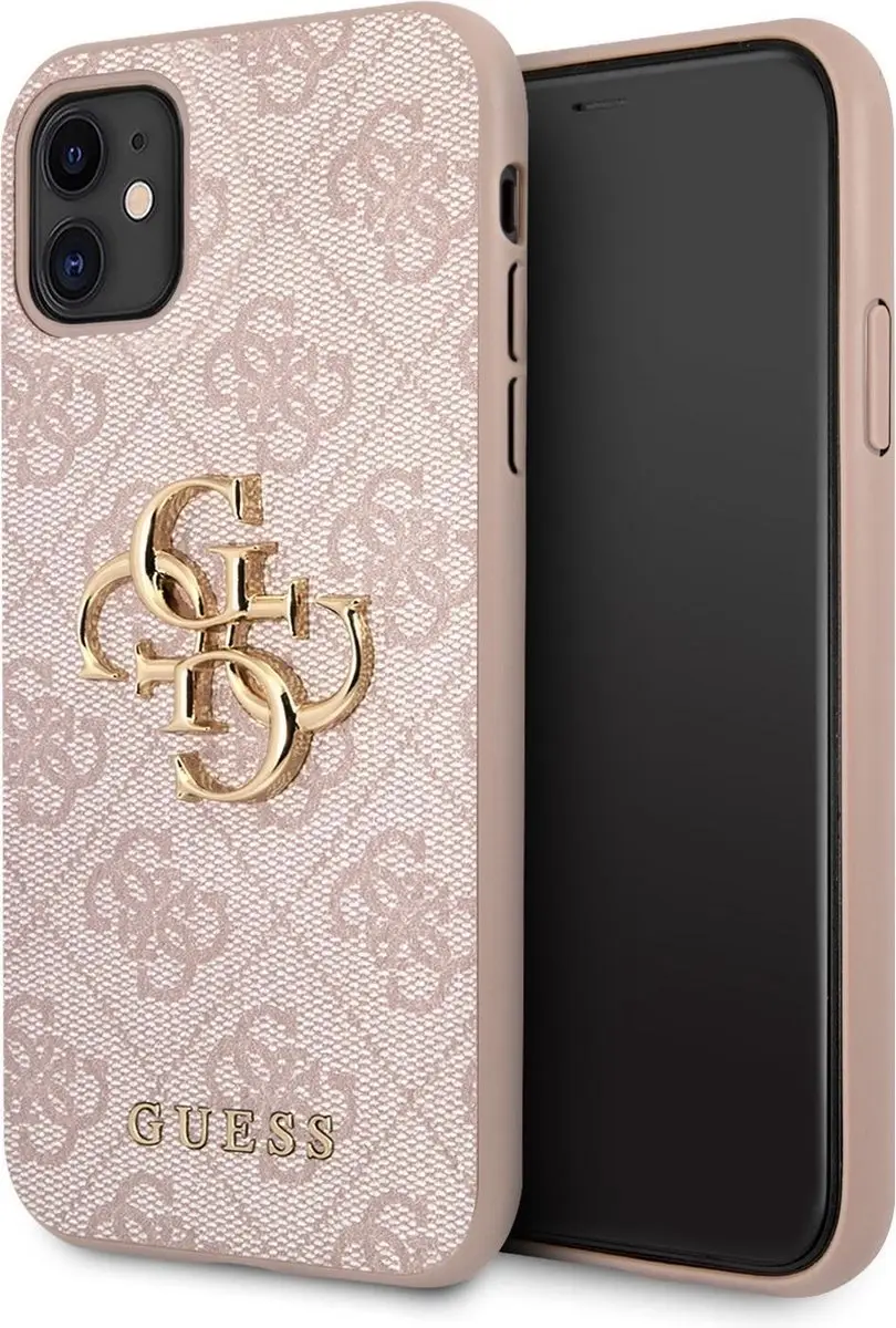 Guess TPU Backcover GUHCN614GMGPI - Roze - iPhone 11/XR