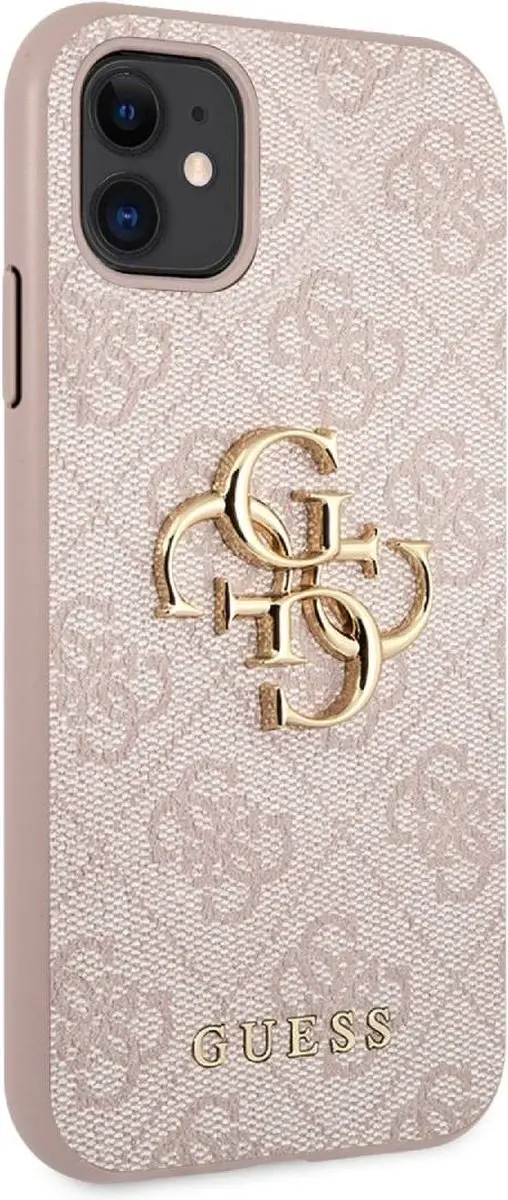 Guess TPU Backcover GUHCN614GMGPI - Roze - iPhone 11/XR