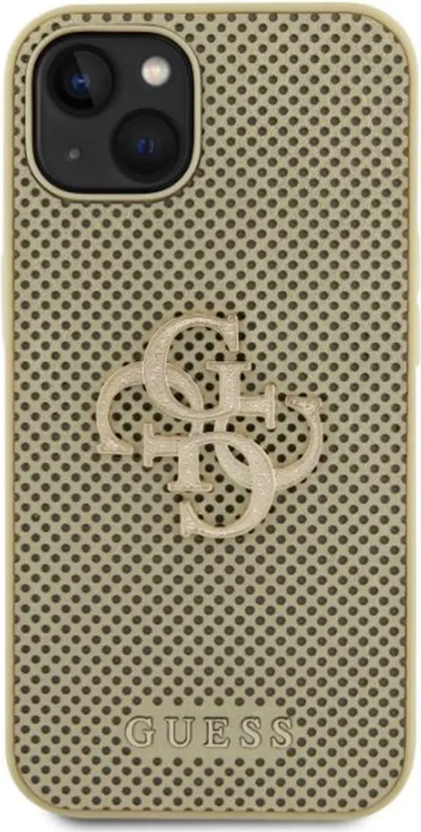 GUESS Perforated Hoes iPhone 15 - Goud - GUHCP15SPSP4LGD - afbeelding 6 van 6