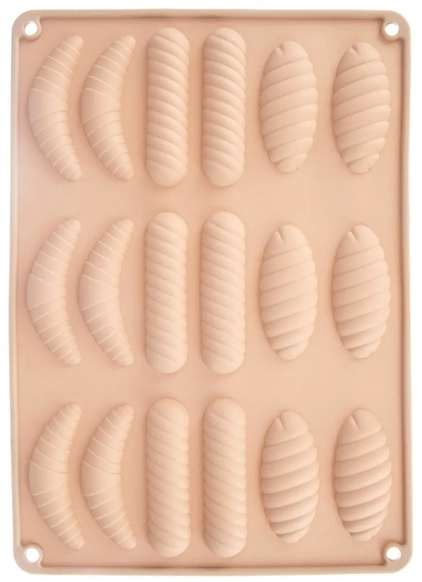 Orion Silicone Koekjes- en Pralinevorm 33x24,5cm - Beige