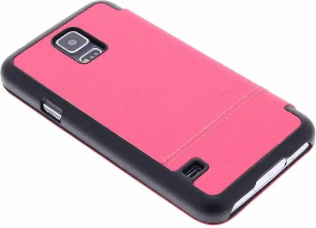GUESS S206-12 Hoesje Samsung Galaxy S5 Plus - Roze Kunstleer - afbeelding 6 van 6