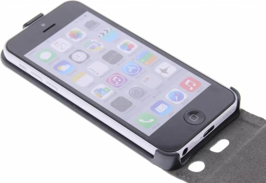 GUESS Studded Flip Case GUFLPMSAS - iPhone 5C - Grijs