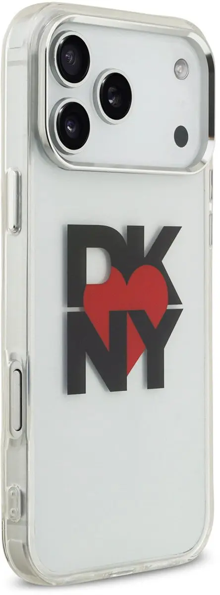 DKNY iPhone 17 Pro Max Telefoonhoesje - Translucent Zwart
