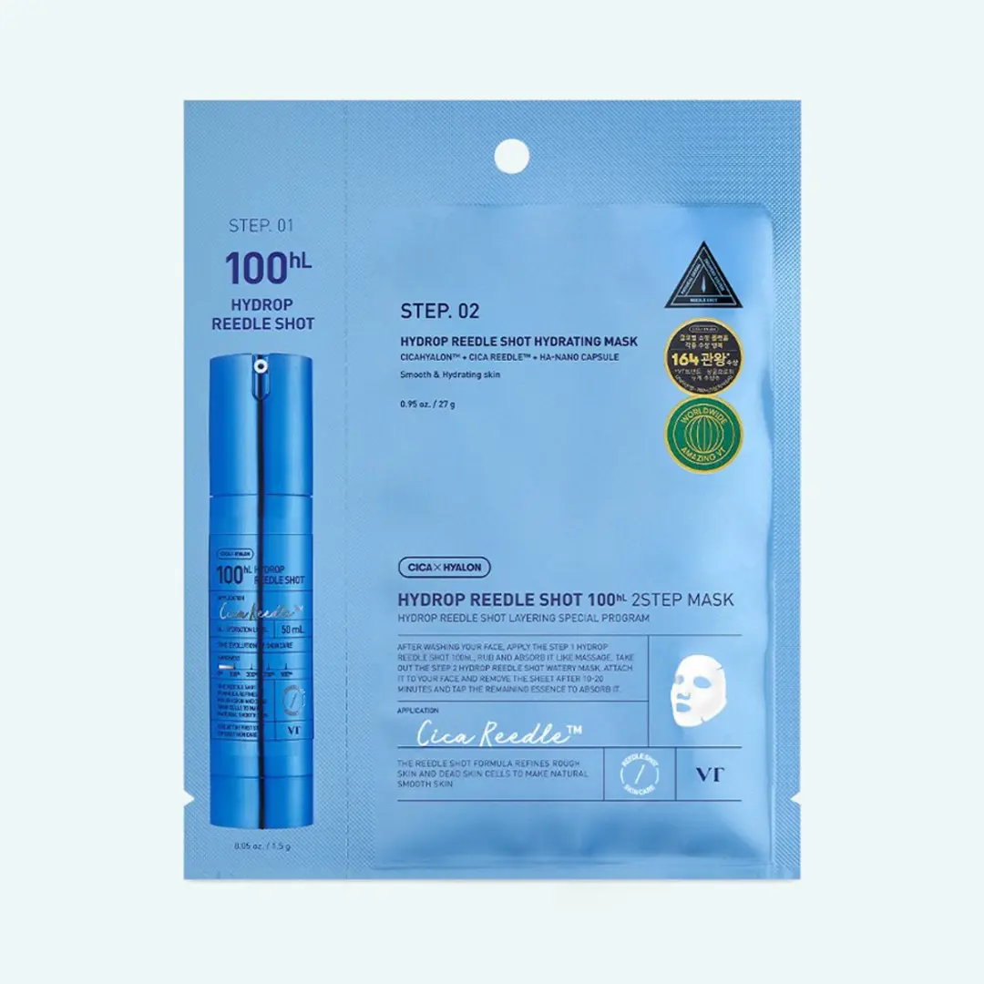 VT Cosmetics Reedle Shot 100 HydroP 50ml + HydroGel Mask 33g