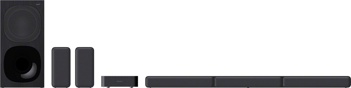 Sony HT-S40R - Soundbar met subwoofer en draadloze achterspeakers - Zwart