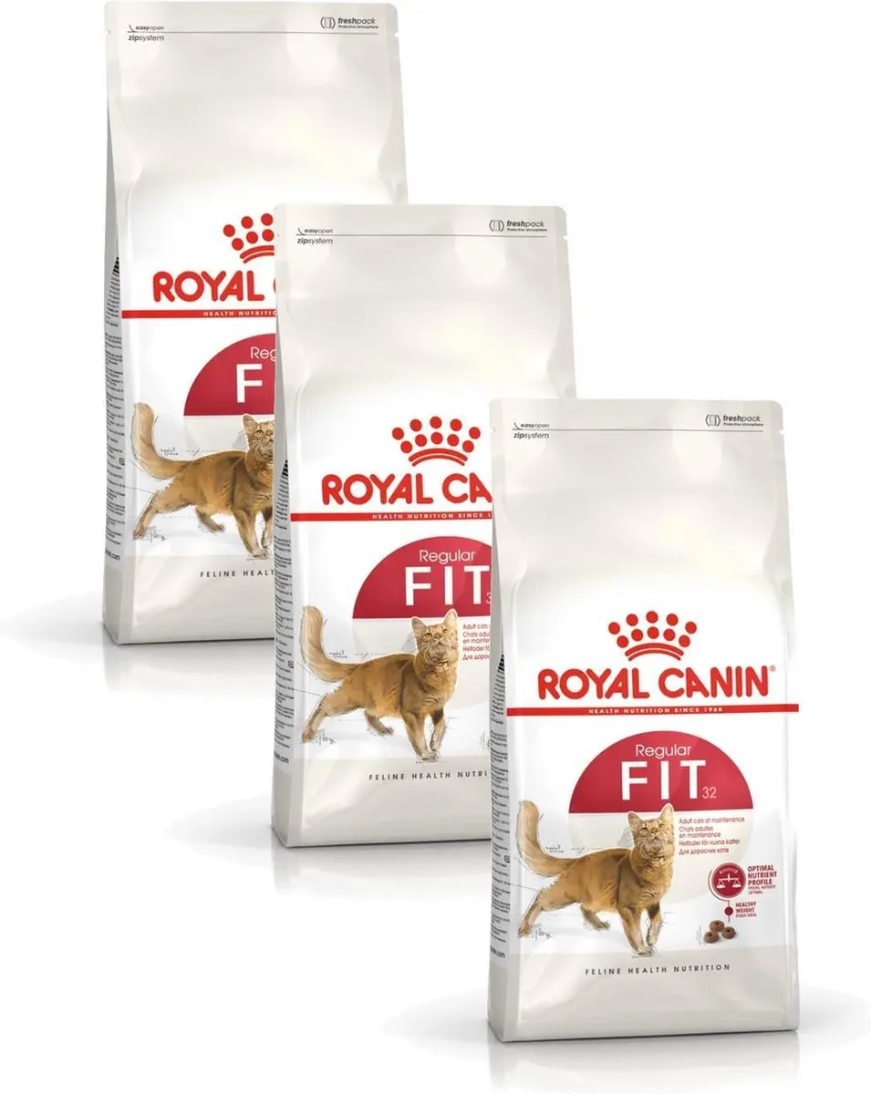 Royal Canin Fit 32 Kattenvoer - 6 kg (3x2kg)