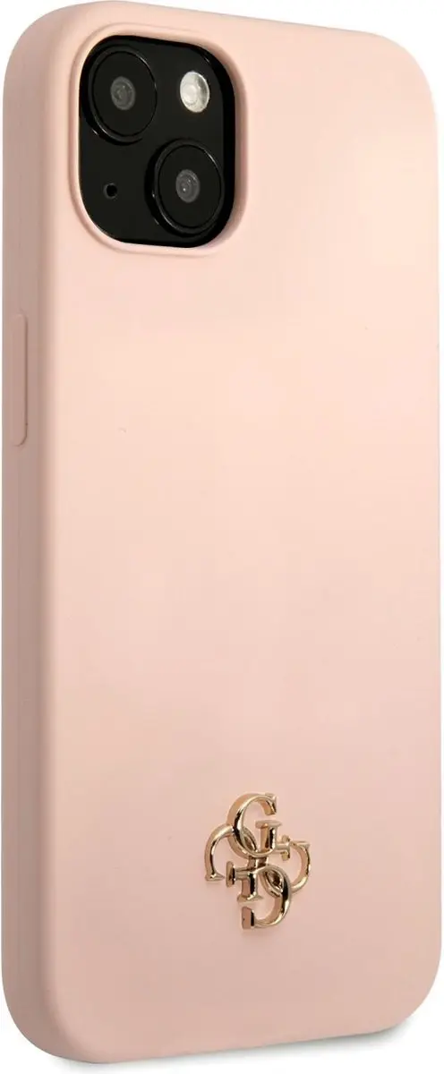 GUESS Silicone Back Case iPhone 13 - Roze