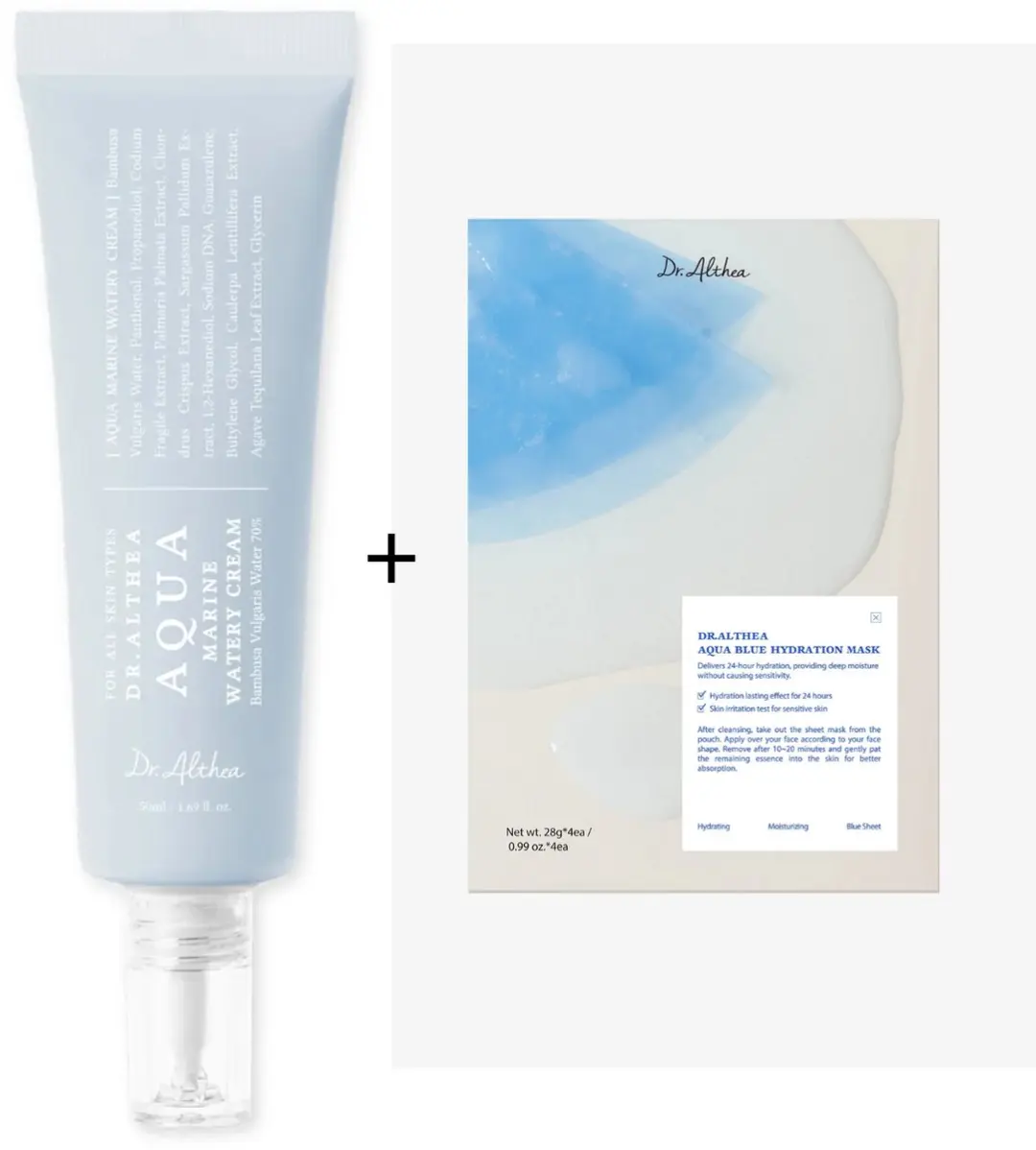 Dr. Althea Aqua Marine Watery Cream & Hydration Mask Duo