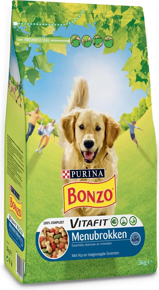 Bonzo Vitafit Kip & Groenten Hondenvoer 3kg