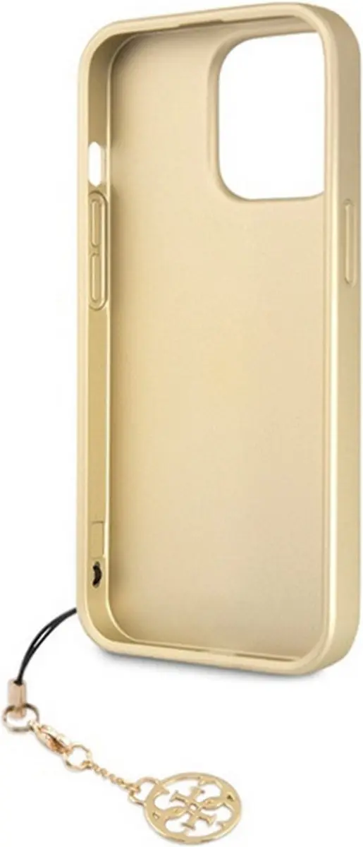 GUESS 4G Charms Back Case - iPhone 14 Pro - Grijs