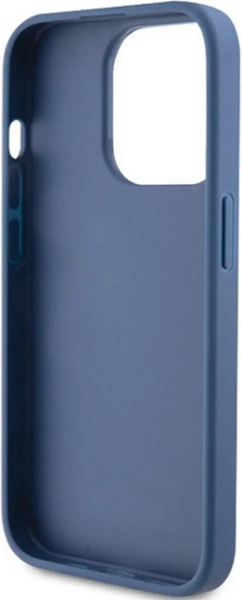 GUESS 4G Stripe Back Case - iPhone 15 Pro - Blauw