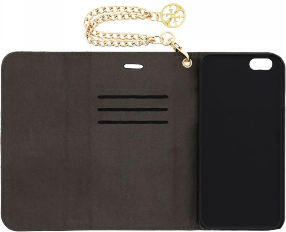 Guess Scarlett Book Case iPhone 6/6s Plus - 3 Pasjes - Bruin - afbeelding 3 van 3