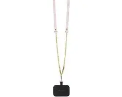 GUESS 4G Triangle Crossbody Hoesje - iPhone 15 Pro Max Roze