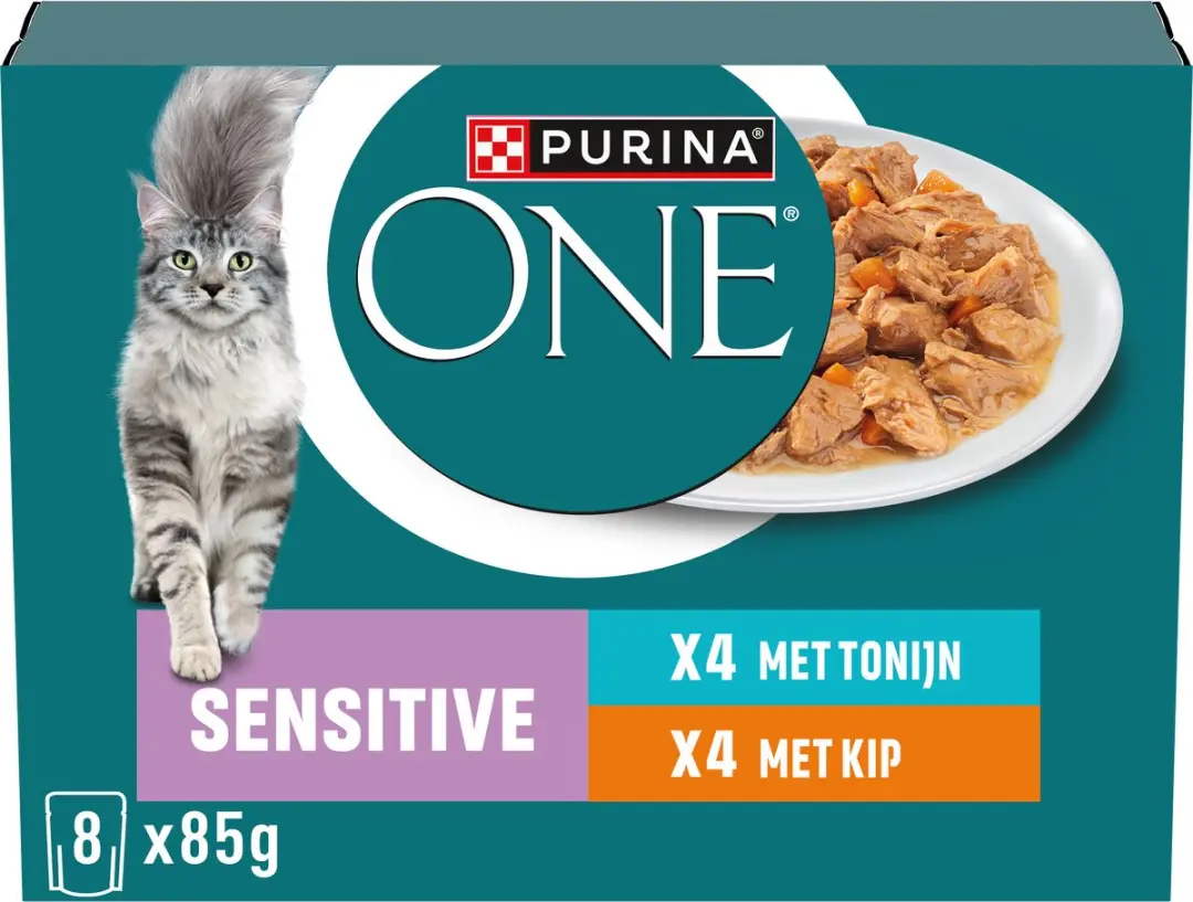 Purina ONE Sensitive Natvoer Kat